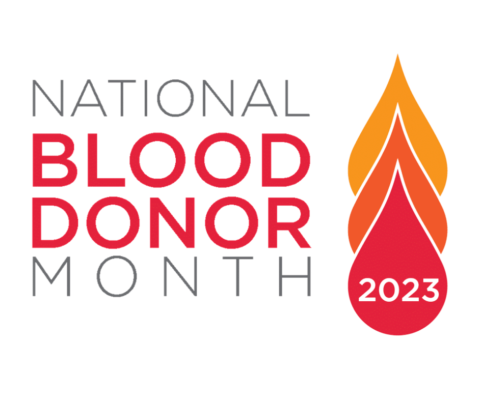 National Blood Donor Month